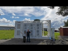 Almacenamiento de energía de baterías en contenedores