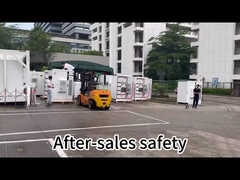 Sistema de almacenamiento de baterías de iones de litio de 215kwh para el sector industrial y comercial