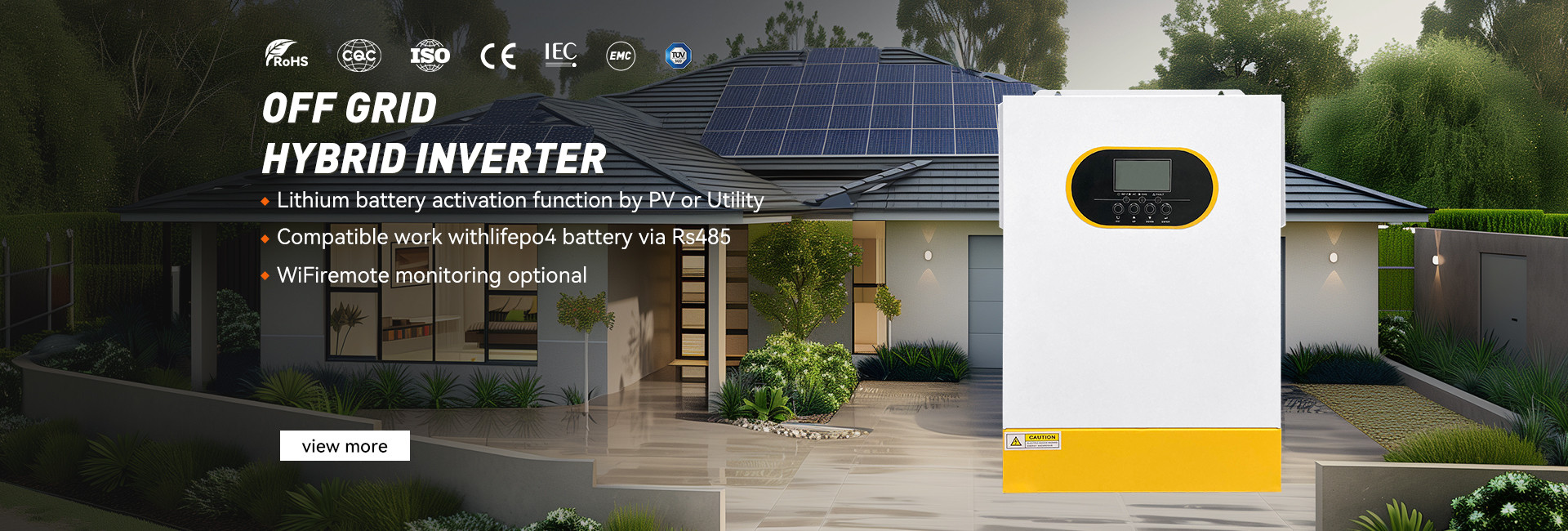 calidad Del inversor solar híbrido de la rejilla fábrica