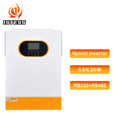 MPPT Invertidor fuera de la red Invertidor híbrido de 6.2KW para sistema solar de 48V Frecuencia 50Hz/60Hz