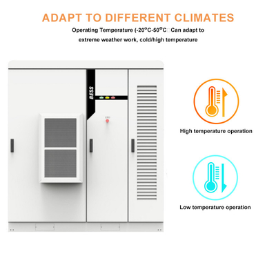 100 kWh y 215 kWh Almacenamiento de energía Estación de energía solar comercial e industrial