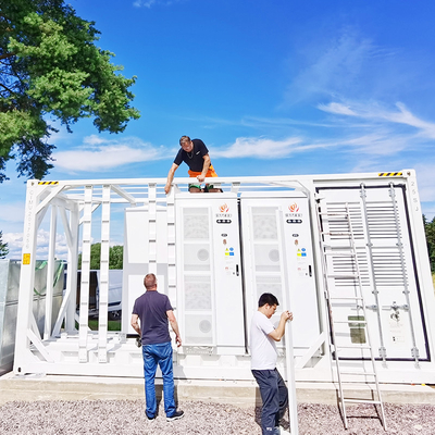 Sistema de almacenamiento de energía de batería en contenedores industriales 400V - 800V para el afeitado de pico