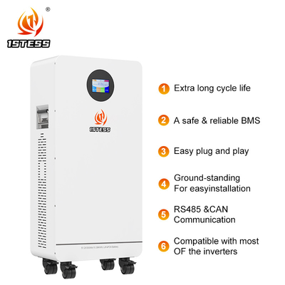 15.36kwh 51.2V 300Ah LiFePO4 Batería de litio RESIDENCIAL ESS sistema de almacenamiento de energía con batería