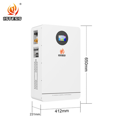 Venta al por mayor Batería de almacenamiento de energía para el hogar de LiFePO4 de 51,2 V montada en la pared