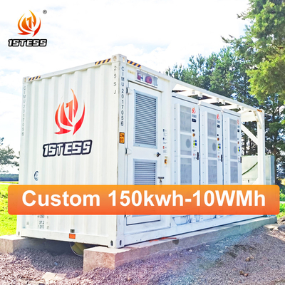 Sistema industrial de almacenamiento de energía solar comercial con capacidad de batería de 500 kWh y control y monitorización remotos