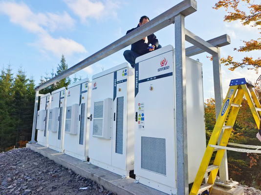 Sistema de almacenamiento de energía con batería solar 100kw 80kwh 20ft 40ft Litio Ion Lifepo4 Contenedor de refrigeración líquida BESS