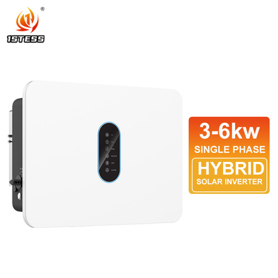 360V 3kw 4.6kw Inverter híbrido de fase única IP66 5kw 6kw Inverter solar híbrido en / fuera de la red 360V 3.6kw Inverter solar con MPPT