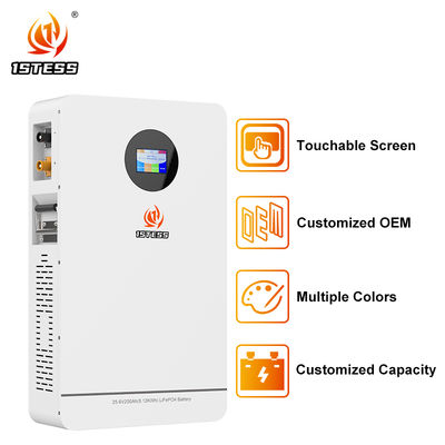 Batería de almacenamiento de energía para el hogar de alta capacidad de 200Ah 25.6V 5.12kWh, 6000+ ciclos