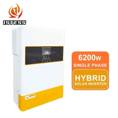 Inversor solar monofásico de 6.2kW, batería de 48V, MPPT de alto voltaje, onda sinusoidal pura, protección PC