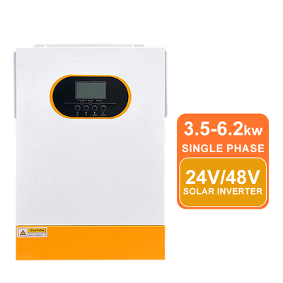 Inversor solar híbrido de alta eficiencia 24V 3.5kW 48V 5.5kw 6.2kW Inversor solar de onda sinusoidal pura Cargador MPPT