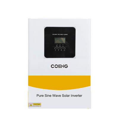 Invertidor solar híbrido de 48V 6.2kW de fase única de onda senoidal pura fuera de la red Invertidor solar MPPT Operación paralela de hasta 12 unidades