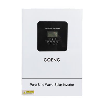 Invertidor solar híbrido de 48V 6.2kW de fase única de onda senoidal pura fuera de la red Invertidor solar MPPT de alta eficiencia Rendimiento máximo 94%
