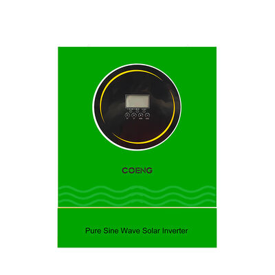 Inversor solar híbrido de 48V 5.5kw 6.2kw fuera de la red monofásico de onda sinusoidal pura con activación de batería de litio y cargador solar MPPT incorporado