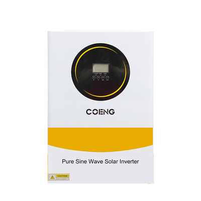 Inversor solar híbrido de fase única de 48V 6.2kw con onda senoidal pura y cargador MPPT para respaldo en casa