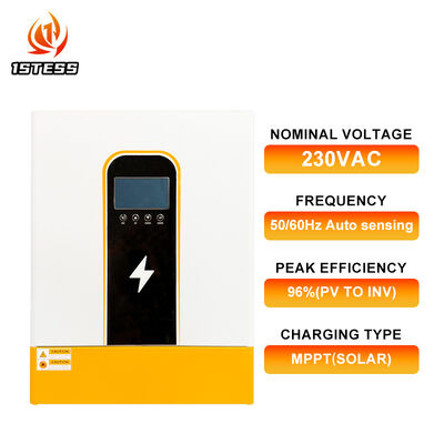 Inversor solar híbrido de 48V 8.5kw 11kw fase única fuera de la red onda senoidal pura con doble MPPT de alta eficiencia