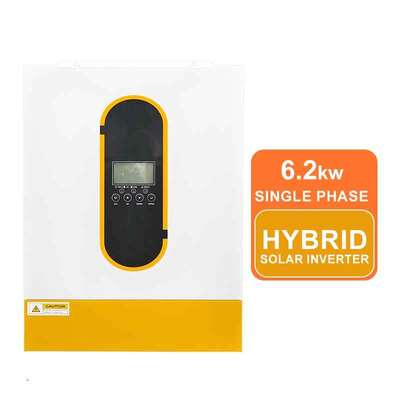 6200VA/6200W 48V de fase única de alto voltaje MPPT Inversor solar 6500W DC Entrada pura de onda senoidal salida doble