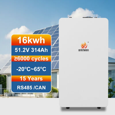 Un paquete confiable de 16 kWh LiFePO4 con actualización automática del firmware